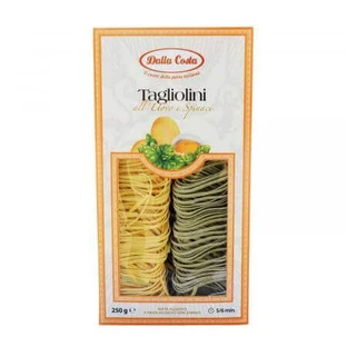 Паста тальятелле с яйцом и шпинатом Bicolore, 250 г, Dalla Costa