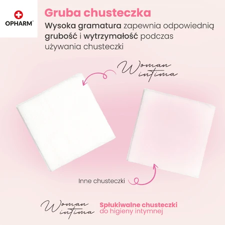 Opharm Woman Intima, серветки для інтимної гігієни, 24 шт.: ціни та характеристики