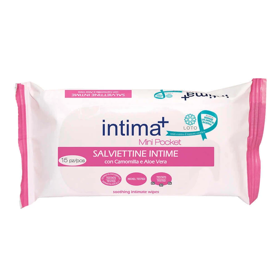 Интимные салфетки Intima Intima+ Intima с ромашкой и алоэ вера, 15 шт.: цены и характеристики