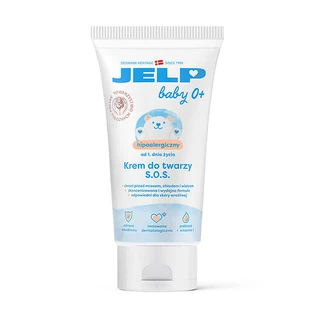 Jelp Baby 0+, гипоаллергенный крем для лица S.O.S., с 1-го дня жизни, 75 мл