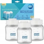 Canpol babies Набор бутылочек для хранения грудного молока 3x120ml 1×1pc, набор бутылочек: цены и характеристики