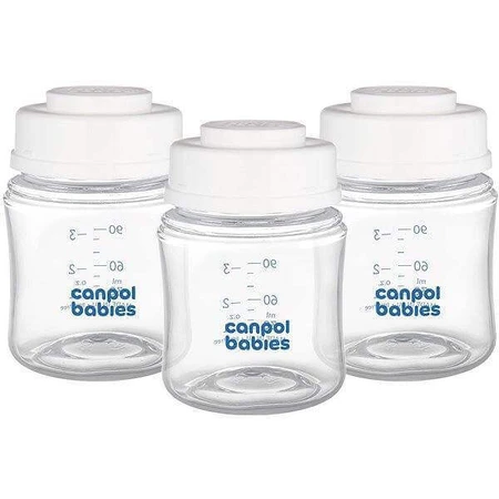 Canpol babies Набор бутылочек для хранения грудного молока 3x120ml 1×1pc, набор бутылочек: цены и характеристики