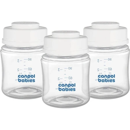 Canpol babies Набор бутылочек для хранения грудного молока 3x120ml 1×1pc, набор бутылочек: цены и характеристики