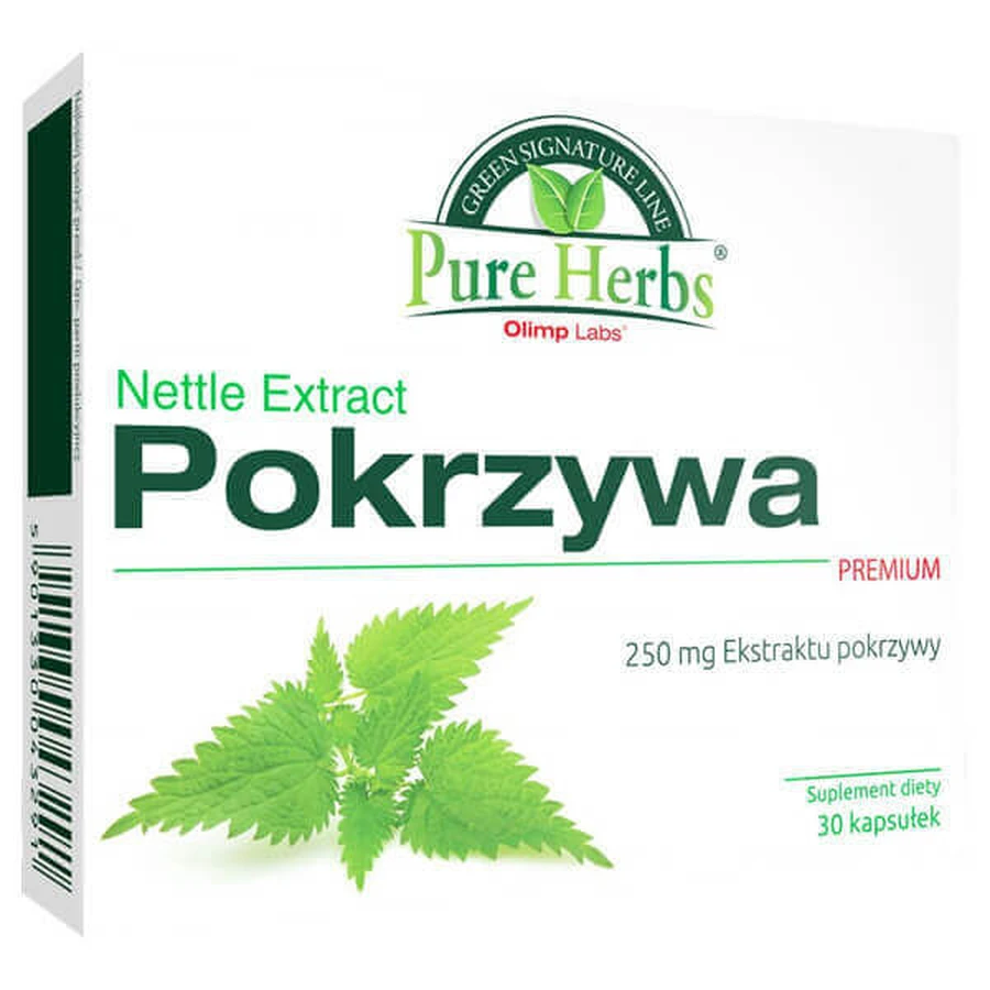 Olimp Pure Herbs Кропива Преміум, 30 капсул: ціни та характеристики