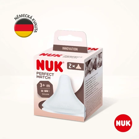 Nuk Perfect Match Соска-пустушка "M" (3+ м.) 2 шт.: ціни та характеристики