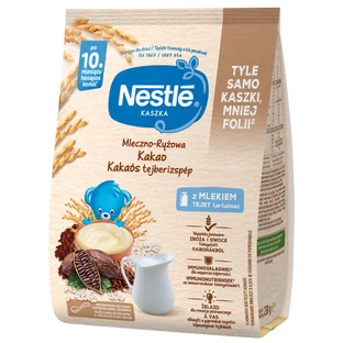Каша Nestle Молоко и рис с какао, без глютена, после 10 месяцев, 230 г
