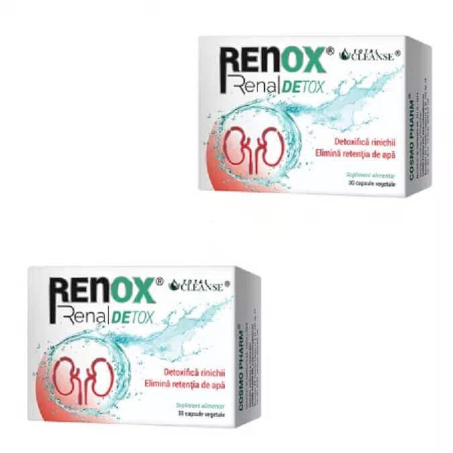 Renox Renal Detox Package, 30 капсул + скидка 50% на 2-й продукт, Космофарм: цены и характеристики