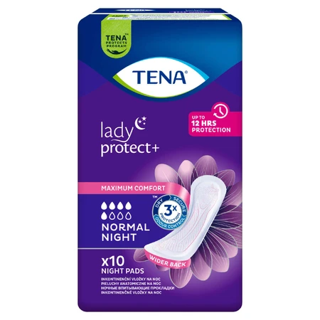 Набор Tena Lady, урологические гигиенические салфетки, Normal Night, 2 x 10 шт + ProSkin Pants Normal chonic трусики, размер M и L, 2 образца: цены и характеристики