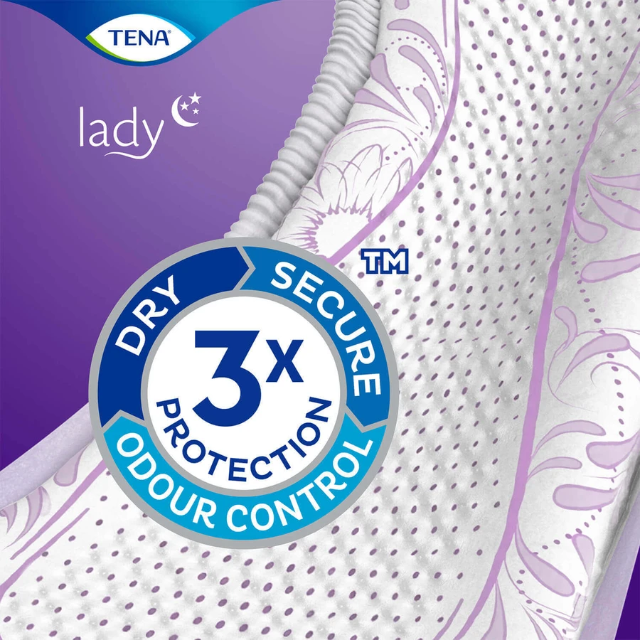 Набор Tena Lady, урологические гигиенические салфетки, Normal Night, 2 x 10 шт + ProSkin Pants Normal chonic трусики, размер M и L, 2 образца: цены и характеристики