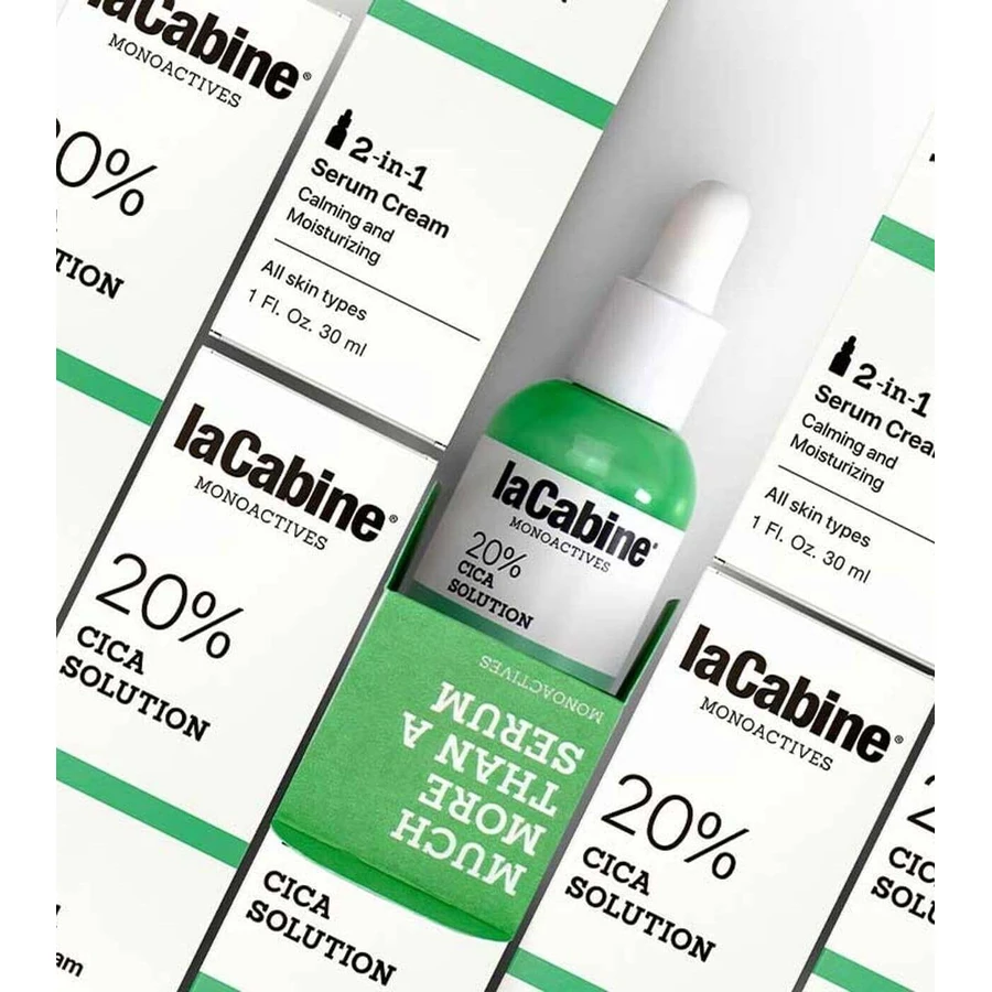 Сыворотка-крем La Cabine Monoactives 20% Cica Solution, 30 мл: цены и характеристики