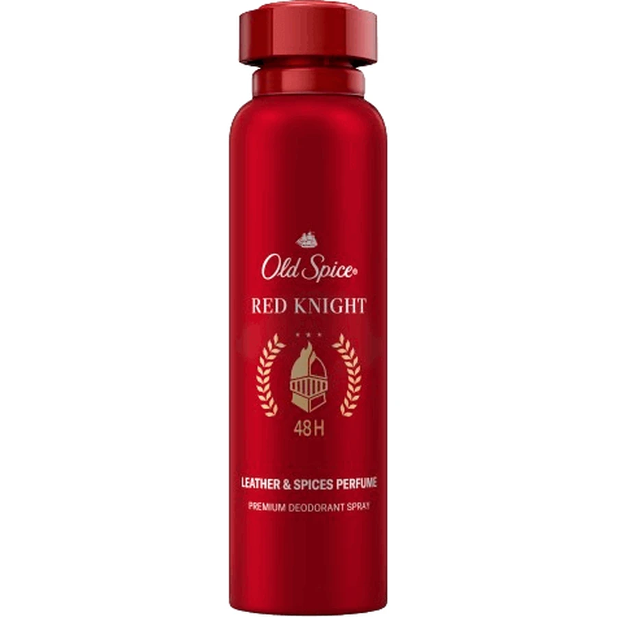 Дезодорант-спрей Old Spice Red Knight Premium для чоловіків, зі свіжими нотами какао та спецій 200 мл: ціни та характеристики