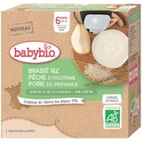 Рисовая каша Babybio с персиком и грушей 4 х 85 г