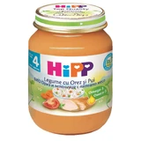 Пюре Hipp овощное, рисовое с курицей, +4 месяца, 125 г