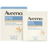 Aveeno, успокаивающий порошок для ванн, 8 x 42 г