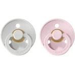 BIBS Colour Natural Cocoa Soothers, возраст 2 года, лазурь/цветок 2 шт.: цены и характеристики