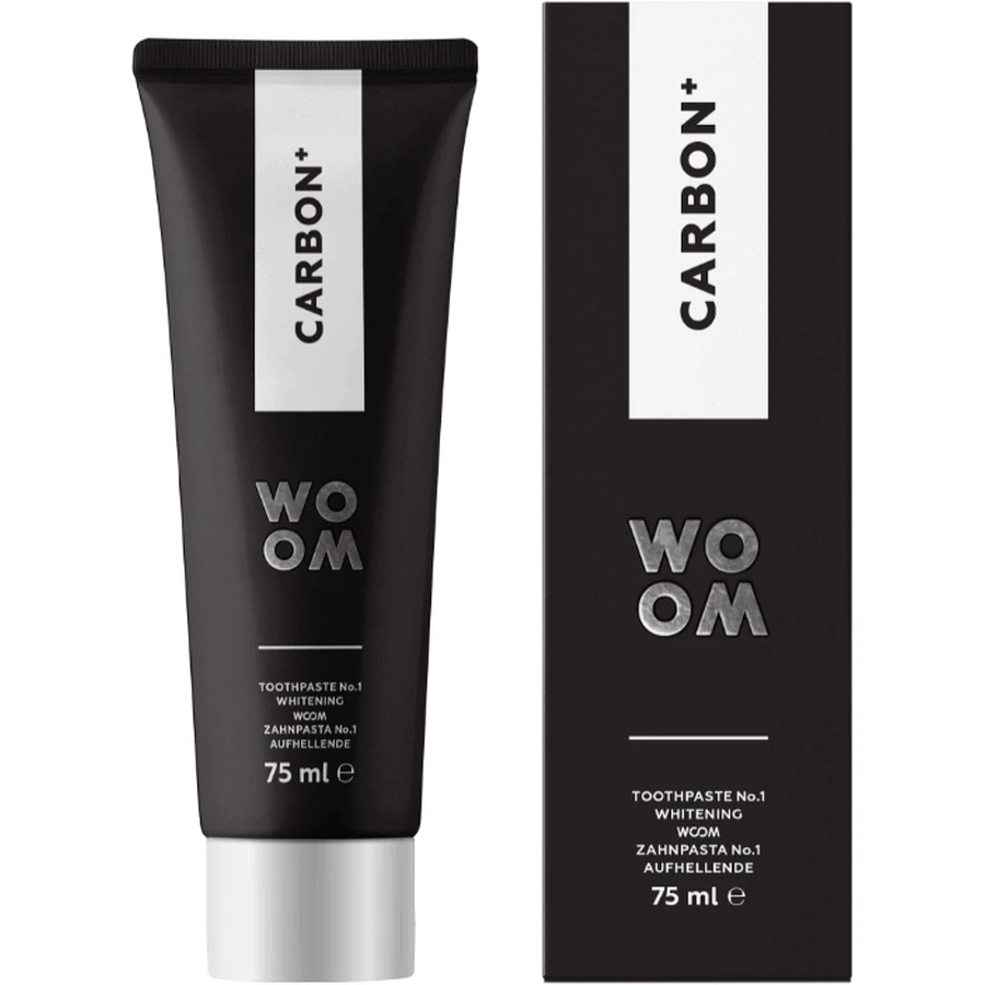 Woom Carbon+ чорна зубна паста 75 мл: ціни та характеристики