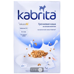 Детская молочная каша Kabrita гречневая с 4 месяцев, 180 г