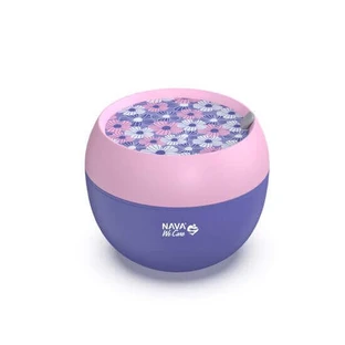 Круглый пластиковый сотейник We Care, фиолетовый, 800 мл, Nava