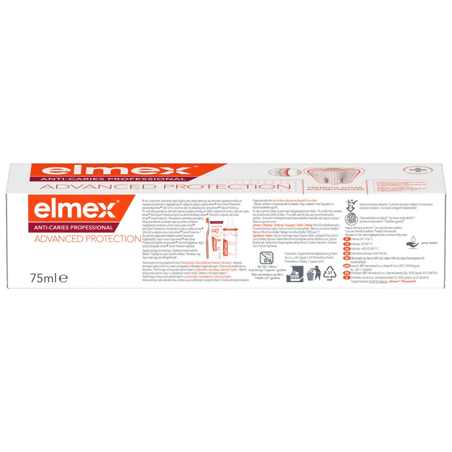 Elmex Anti-Caries Professional, зубная паста для защиты от кариеса, 75 мл: цены и характеристики