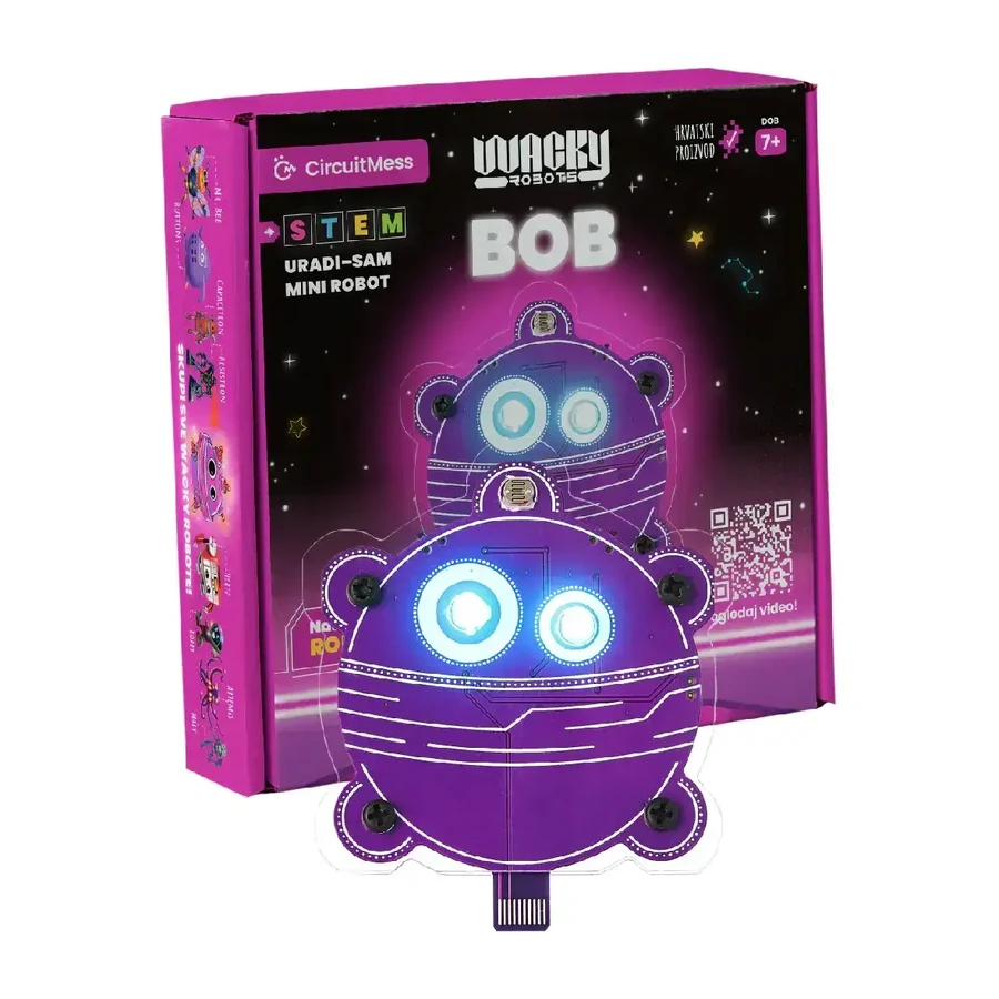 Набор для робототехники Stem Wacky Robots, 7+ лет, Боб, CircuitMess: цены и характеристики