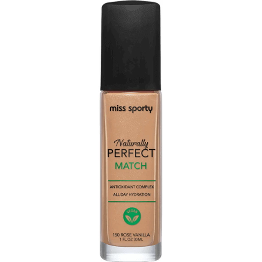 Тональний крем Miss Sporty Naturally Perfect Match 150 Рожева ваніль, 30 мл: ціни та характеристики