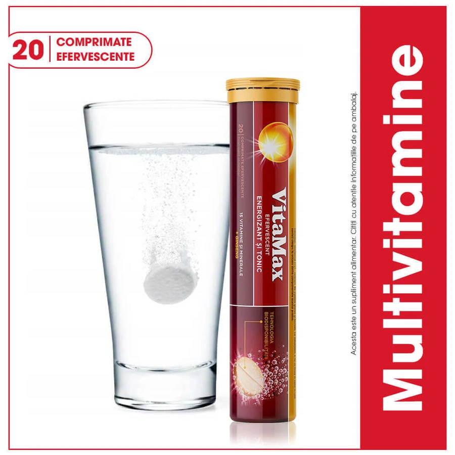 Вітамакс Perrigo Vitamax Effervescent, 2 шт. по 20 шипучих таблеток : ціни та характеристики