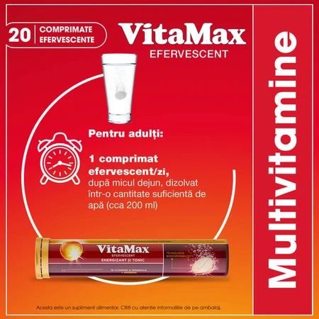 Вітамакс Perrigo Vitamax Effervescent, 2 шт. по 20 шипучих таблеток : ціни та характеристики