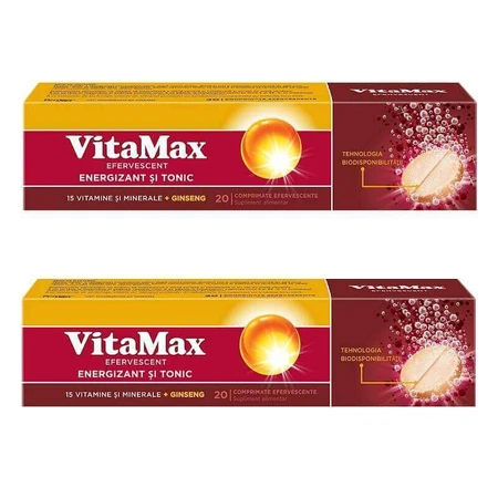 Вітамакс Perrigo Vitamax Effervescent, 2 шт. по 20 шипучих таблеток : ціни та характеристики
