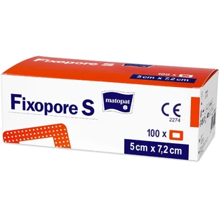 Стерильный пластырь Fixopore с впитывающей подушечкой 100 шт.