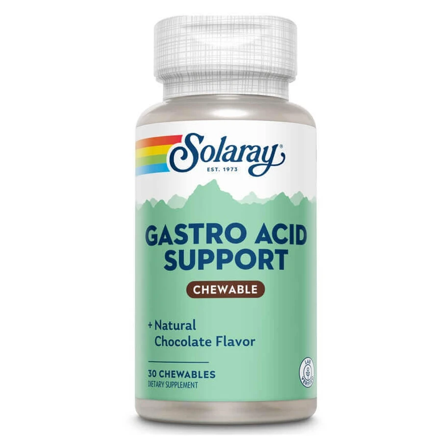 Gastro Acid Support со вкусом шоколада, 30 жевательных таблеток, Secom: цены и характеристики