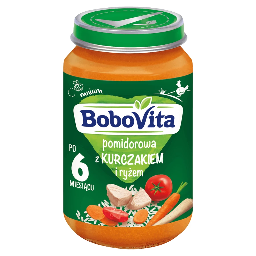 BoboVita Томатный суп с курицей и рисом, после 6 месяцев, 190 г: цены и характеристики
