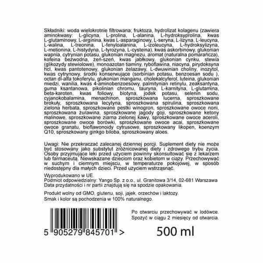 Спортивна формула - Полівітамінний комплекс - 500 мл YANGO: ціни та характеристики