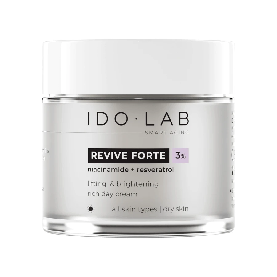 Ido Lab Revive Forte, ліфтинговий та освітлюючий денний крем, 50 мл: ціни та характеристики