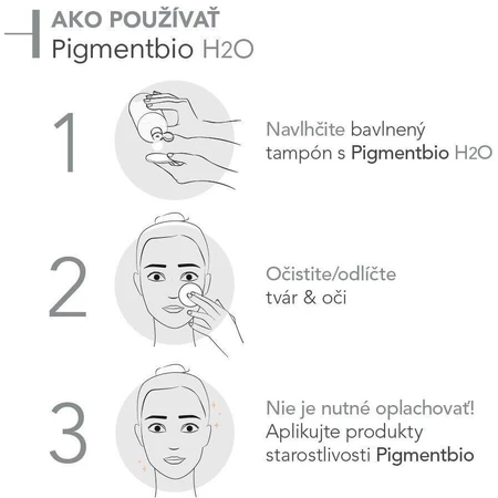 Освітлююча міцелярна вода Bioderma Pigmentbio H2O для шкіри з пігментними плямами 250 мл: ціни та характеристики