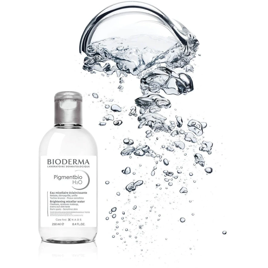 Освітлююча міцелярна вода Bioderma Pigmentbio H2O для шкіри з пігментними плямами 250 мл: ціни та характеристики