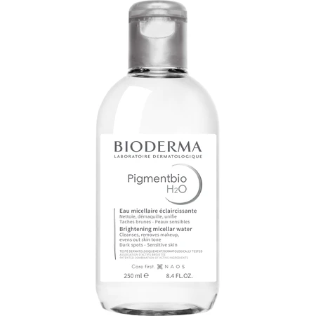 Освітлююча міцелярна вода Bioderma Pigmentbio H2O для шкіри з пігментними плямами 250 мл: ціни та характеристики