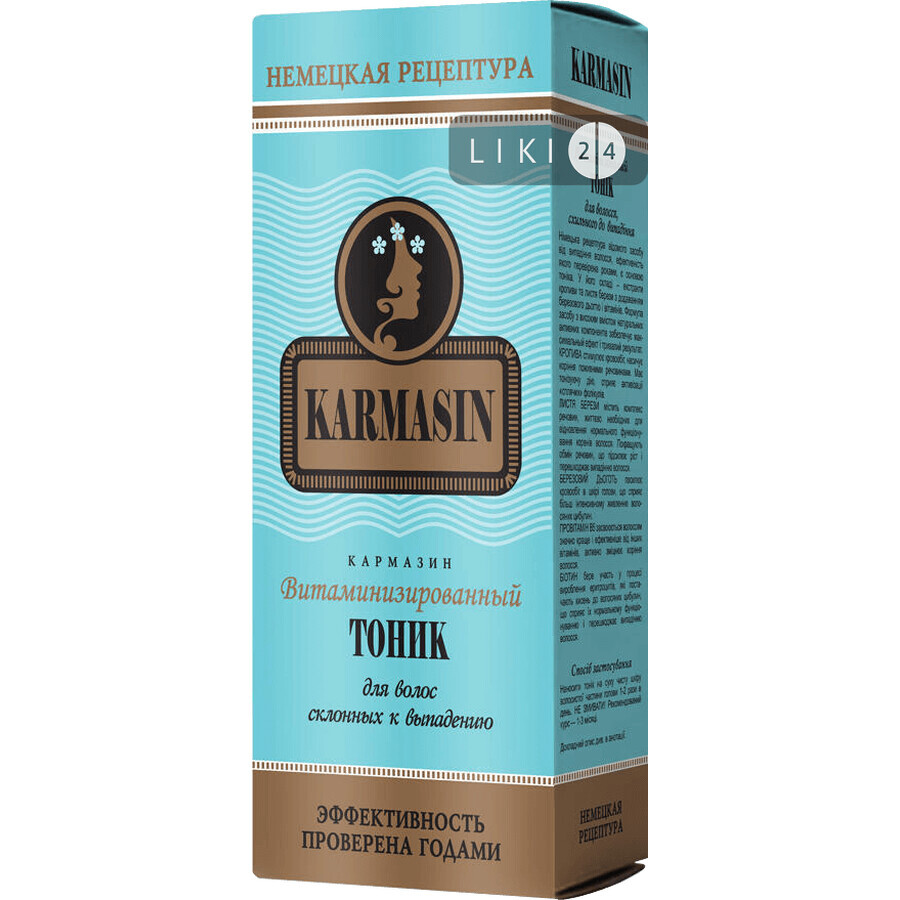 Karmasin вітамінізований тонік для волосся схильного до випадіння 100 мл: ціни та характеристики