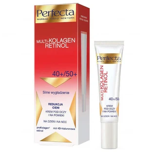 Крем для шкіри навколо очей та повік Perfecta Multikolagen Retinol Reduction 40+/50+, 15мл