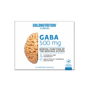 Габа, 500 мг, 60 капсул, Gold Nutrition
