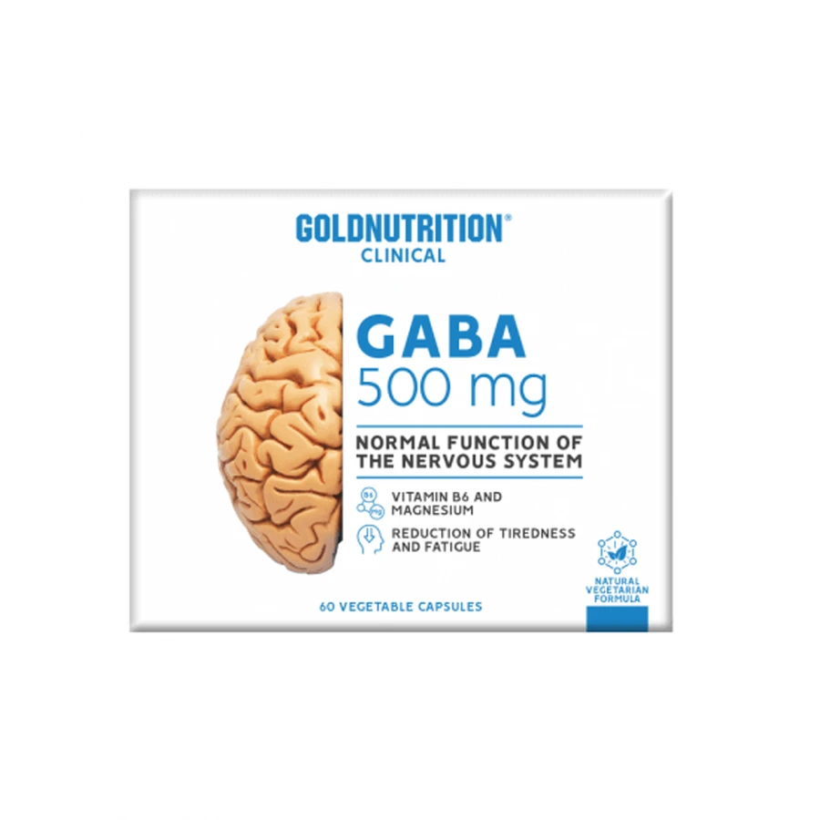 Габа, 500 мг, 60 капсул, Gold Nutrition: цены и характеристики