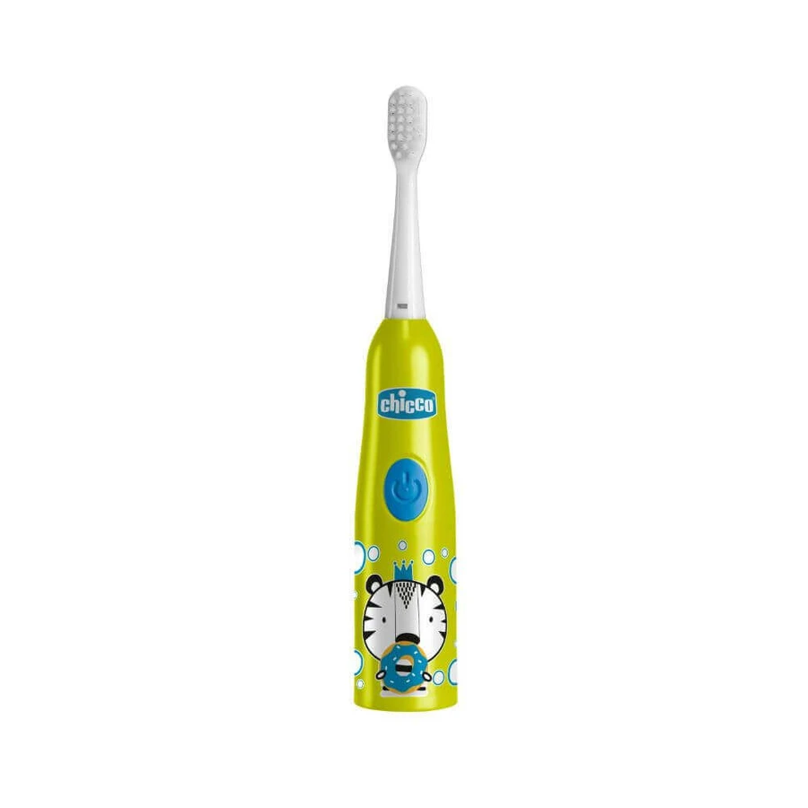 Детская электрическая зубная щетка Тигренок, + 3 года, Chicco: цены и характеристики