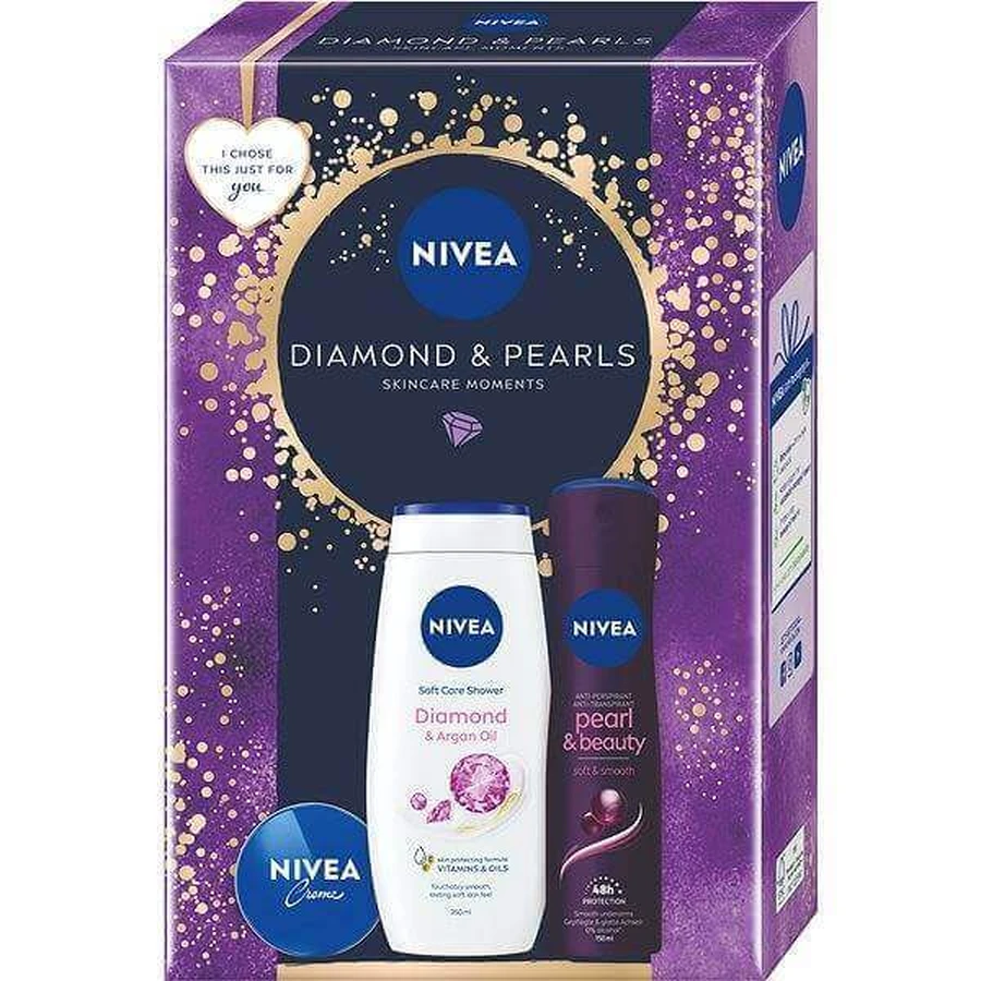NIVEA BOX DEO PEARL 1×1 шт, подарункова упаковка: ціни та характеристики