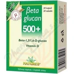 NATURES Бетаглюкан 500+ 1×30 капсул, дієтична добавка: ціни та характеристики