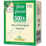 NATURES Бетаглюкан 500+ 1×30 капсул, дієтична добавка: ціни та характеристики
