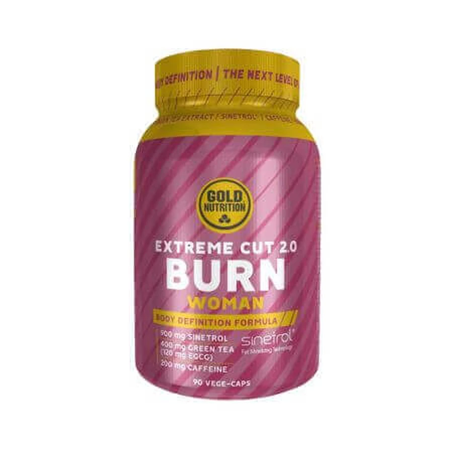 Extreme Cut Burn 2.0 Woman, 90 вегетаріанських капсул, Gold Nutrition: ціни та характеристики