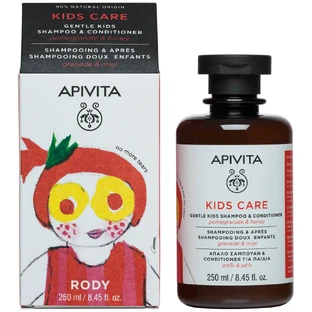 Шампунь-кондиціонер Apivita Kids з медом і гранатом, 250 мл