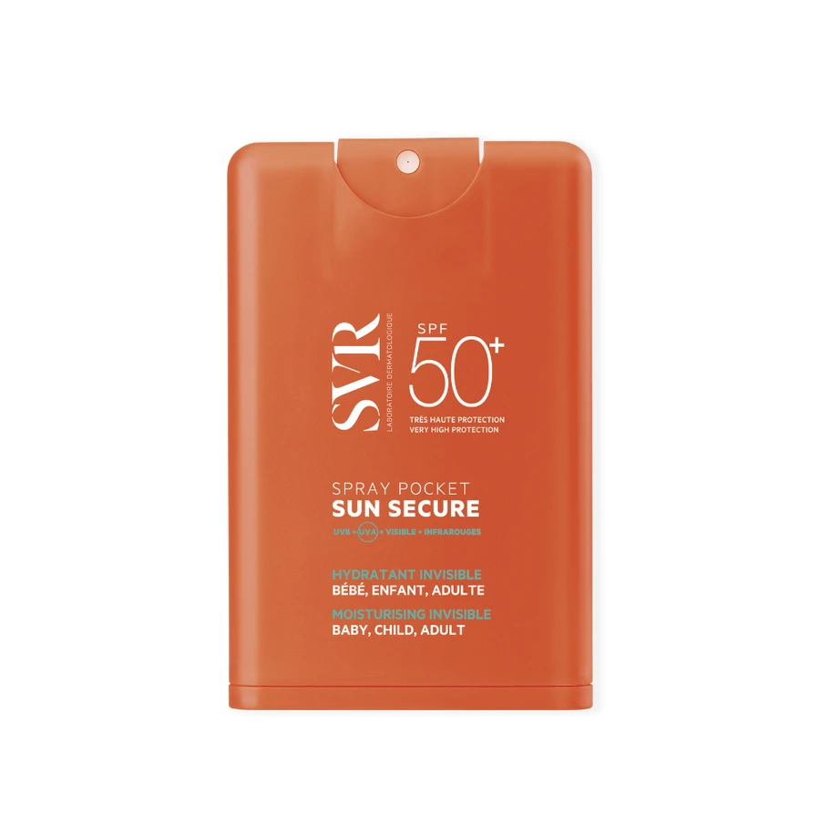 Сонцезахисний спрей SVR Pocket Sun Secure SPF 50, 20 мл: ціни та характеристики