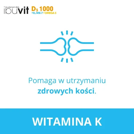 Ibuvit D3 1000 + K2MK-7 Омега 3 30 капсул: ціни та характеристики