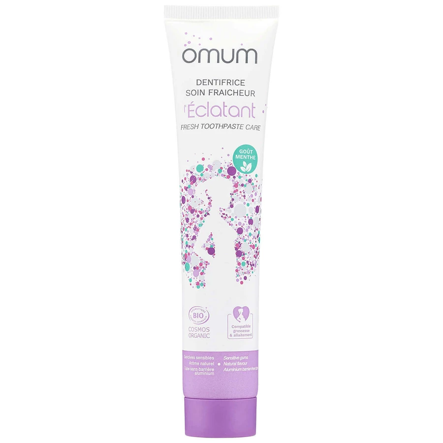 Omum Shine, натуральная зубная паста для здоровья зубов и десен, без фтора, для женщин во время беременности и грудного вскармливания, 75 мл: цены и характеристики