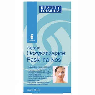 Смужки для носа Beauty Formulas Deep Cleansing Nose Strips, 6 шт.